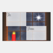 Thy Perfect Light Giftラベル 長方形シール (正面)