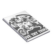 thy trike -オートバイ--を愛して下さい ノートブック (右側)