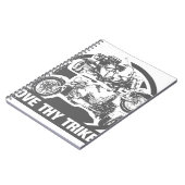 thy trike -オートバイ--を愛して下さい ノートブック (左側)