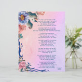 Thy Word Poetry/s書のパーソナライズされた紙 (スタンド正面)