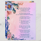 Thy Word Poetry/s書のパーソナライズされた紙 (正面/裏面)