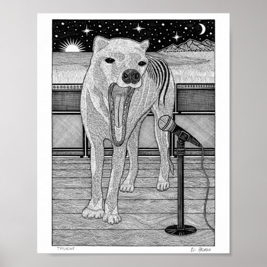 Thylacine ポスター (正面)