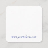 Thymeハーブ花ご購入ありがとうございます スクエア名刺 (裏面)