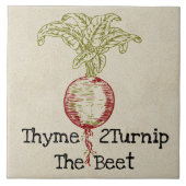 Thyme 2ビートのセラミックタイルをカブ タイル (正面)