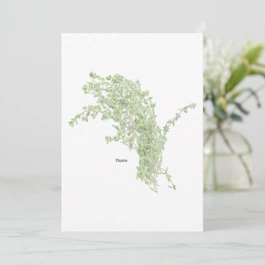 Thyme Drawing 招待状 (スタンド正面)