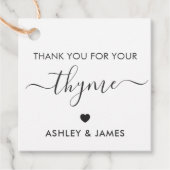 Thyme Giftラベル、ハーブ フェイバータグ (正面)