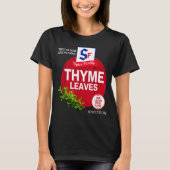 Thyme Leaves Halloween Sce Costume Group Matching  Tシャツ (正面)