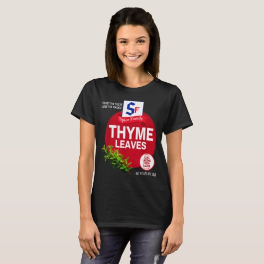 Thyme Leaves Halloween Sce Costume Group Matching  Tシャツ (正面フル)