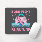 Thyroid Cancer Awareness Boss Fight Survivor Gamer マウスパッド (マウス)