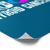 Thyroid Cancer Awareness Retro Thyroid Cancer Surv ポスター (角)