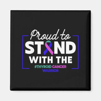 Thyroid Cancer Awareness Support Family マグネット