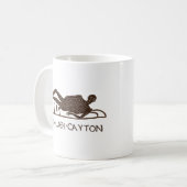 Thyself Memento Mori Mosaicを知る コーヒーマグカップ (正面左)