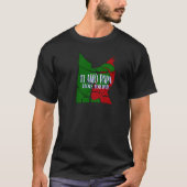 TIアモパパ私はあなたを愛するパパ Tシャツ (正面)