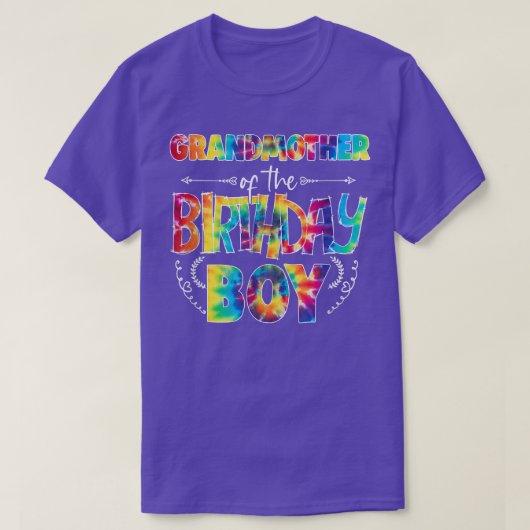 Tiファミリーにマッチする誕生日少年の祖母 Tシャツ (デザイン正面)