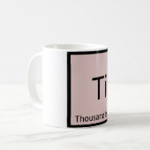Ti - サウザンアイランド 化学周期表 コーヒーマグカップ (正面左)