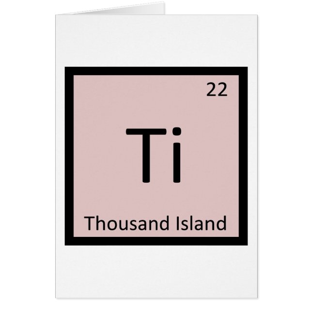 Ti - サウザンドアイランド化学周期表 (正面)