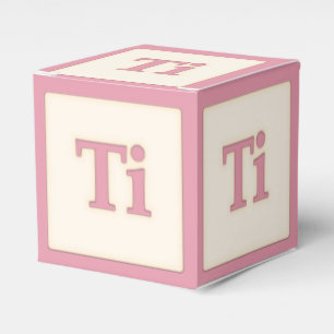 "Ti"ソルフェッジョミュージカルベビーブロックピンク フェイバーボックス