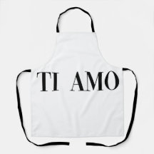 Ti amo イタリア語のレタリング