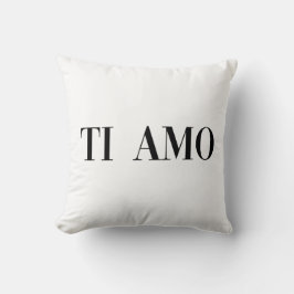 Ti amo イタリア語のレタリング クッション