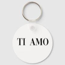Ti amo イタリア語 レタリング キーチェーン