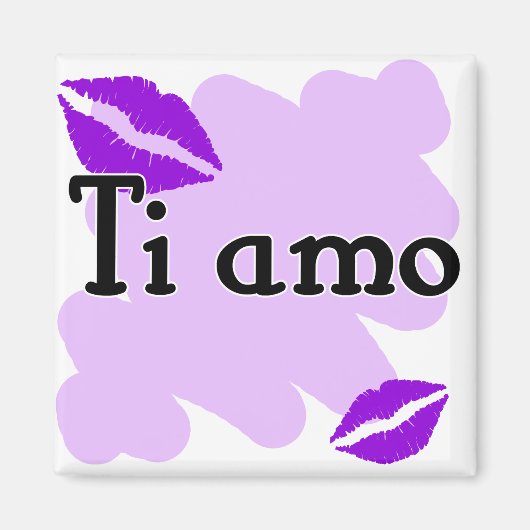 Ti amo – 私はイタリアンあなたを愛している マグネット (正面)