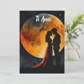 Ti Amo I Love スペインの You Romantic Card シーズンカード (スタンド正面)