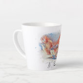 *~* Ti Amo I Love YouハートウィングスAP78パステル カフェラテマグ (左アングル)