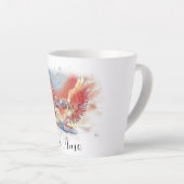 *~* Ti Amo I Love YouハートウィングスAP78パステル カフェラテマグ (右アングル)