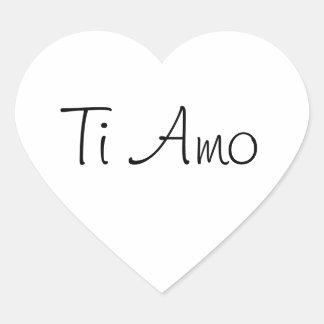 Ti Amo/I Love You ハートシール