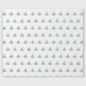 Ti Amo (I love you) Chic Black Script Repeat ラッピングペーパー (フラット)