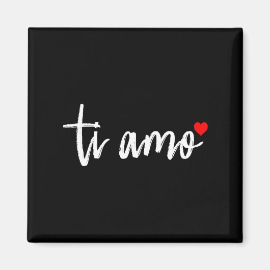 Ti Amo Italiano I Love You Valentine's Day Relatio マグネット (正面)