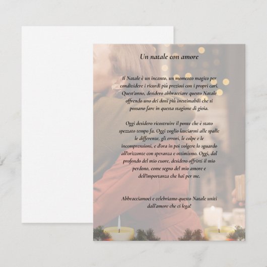 ti perdono 招待状 (正面/裏面)