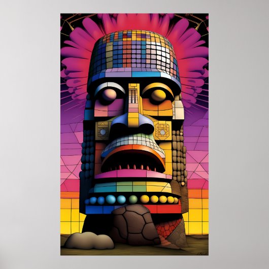 Ti-Tiki – ケン・ゲージ・アート ポスター (正面)
