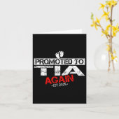 Tia Est 2025 に昇格しました またすぐにおばさんに  カード (黄色い花)