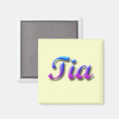 Tia_Nameマグネット マグネット (正面/裏面)