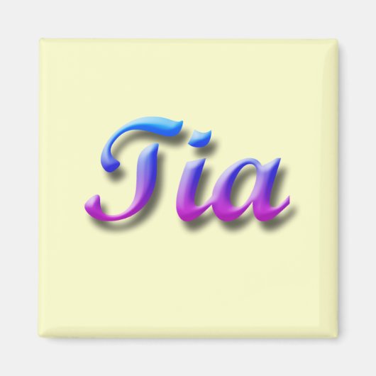 Tia_Nameマグネット マグネット (正面)