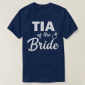 Tia of the Bride Coordinating Wedding Party  Tシャツ (デザイン正面)