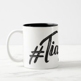 #TiaGoals、グランジでモダンな原稿 ツートーンマグカップ