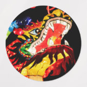 Tianlong Dragon ラベル (デザイン2)