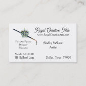 Tiara ARTIST Business Cards 名刺 (正面)