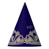 Tiara Print New Year Party Hat パーティーハット (左)