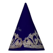 Tiara Print New Year Party Hat パーティーハット (右)