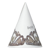 Tiara Print New Year Party Hat パーティーハット (左)