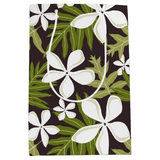 TIARE （オリーブ・コンボ） ミディアムペーパーバッグ (正面)