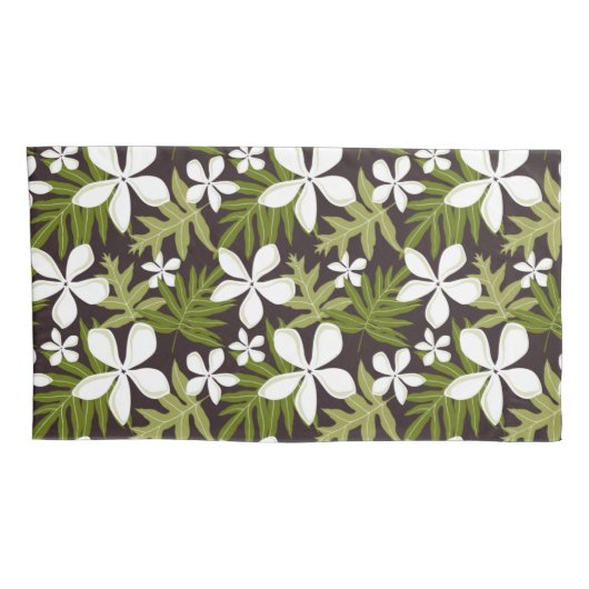 TIARE (オリーブ・コンボ) 枕カバー (裏面-右)