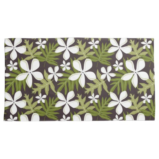 TIARE （オリーブ・コンボ） 枕カバー (正面右)