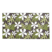 TIARE （オリーブ・コンボ） 枕カバー (裏面-左)