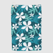 TIARE (ティール（緑がかった色）) ゴルフタオル (正面)