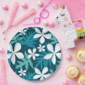 TIARE (ティール（緑がかった色）) ペーパープレート (パーティー)