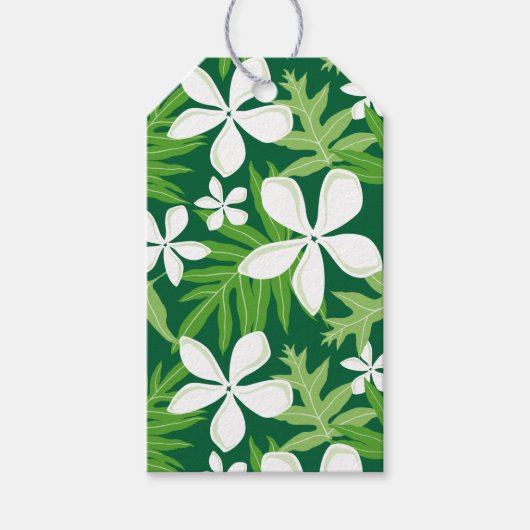 TIARE （緑）ギフトラベル ギフトタグ (正面)